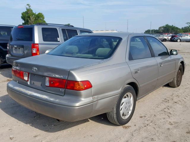 JT2BF22K110341161 - 2001 TOYOTA CAMRY CE GRAY photo 4