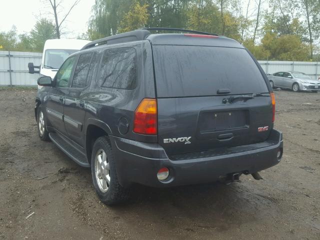 1GKET16P846221506 - 2004 GMC ENVOY XL CHARCOAL photo 3