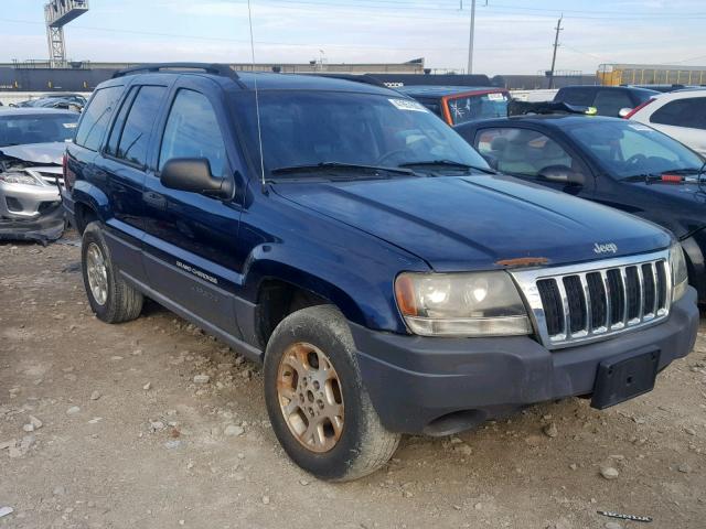 1J4GW48S44C290056 - 2004 JEEP GRAND CHER BLUE photo 1