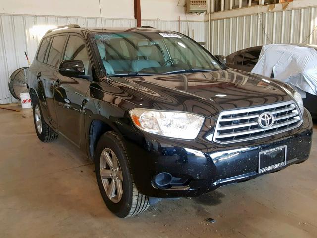 JTEDS41A392088937 - 2009 TOYOTA HIGHLANDER BLACK photo 1