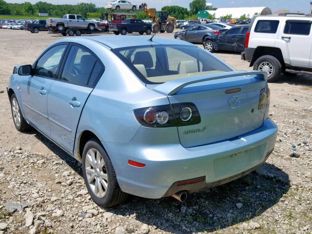 JM1BK32F581866501 - 2008 MAZDA 3 I BLUE photo 3