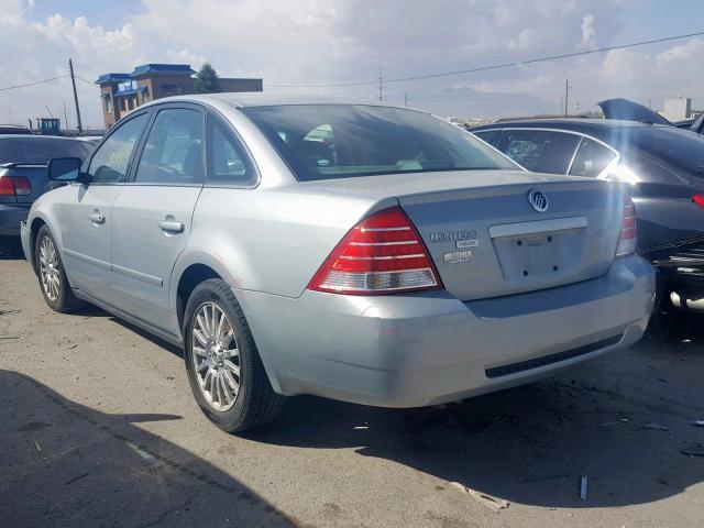 1MEFM42186G611209 - 2006 MERCURY MONTEGO PR 银色 照片 3