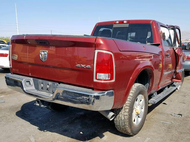 3C6UR5GL3FG671663 - 2015 RAM 2500 LONGH RED photo 4