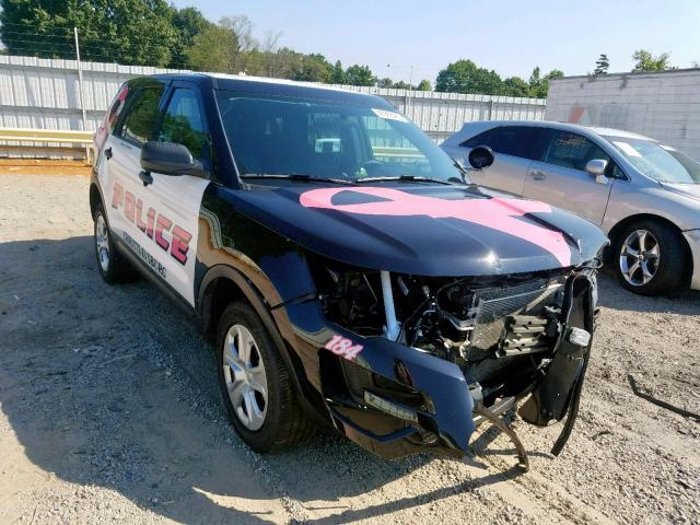 1FM5K8AR4JGA84453 - 2018 FORD EXPLORER P BLACK photo 1