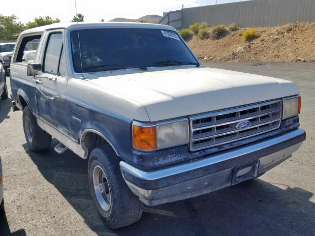 1FMEU15H3KLA28001 - 1989 FORD BRONCO U10 BLUE photo 1