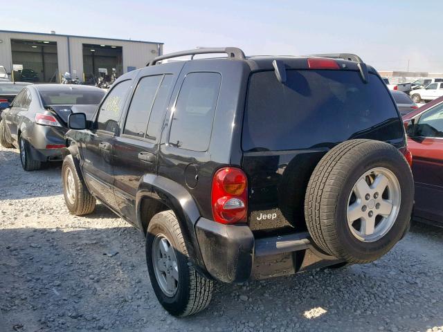 1J4GK58K03W694633 - 2003 JEEP LIBERTY LI BLACK photo 3