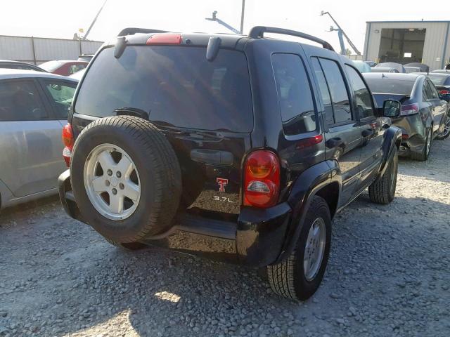 1J4GK58K03W694633 - 2003 JEEP LIBERTY LI BLACK photo 4