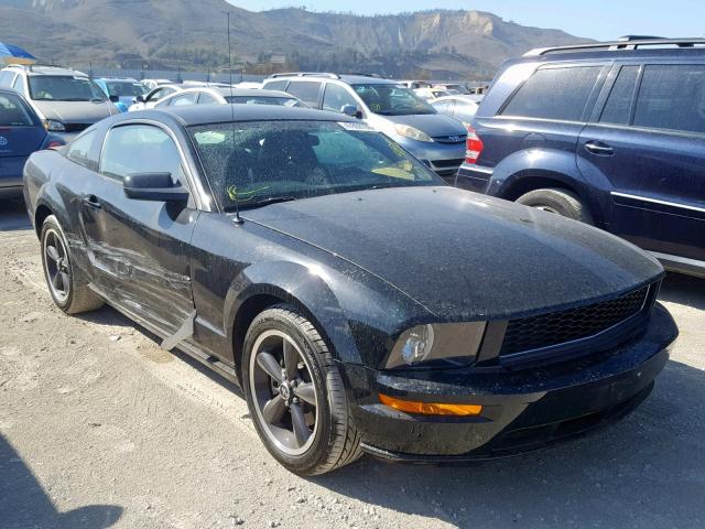 1ZVHT82H285187295 - 2008 FORD MUSTANG GT BLACK photo 1