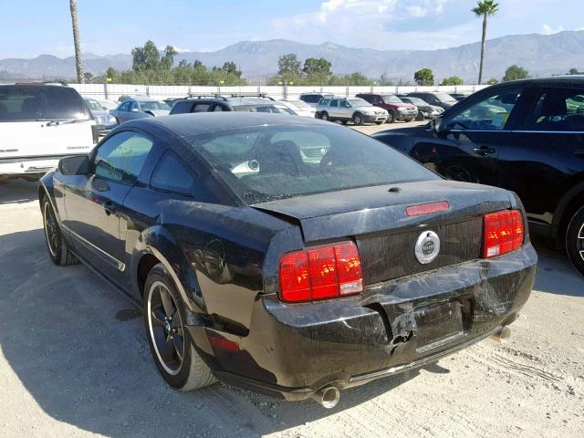 1ZVHT82H285187295 - 2008 FORD MUSTANG GT BLACK photo 3