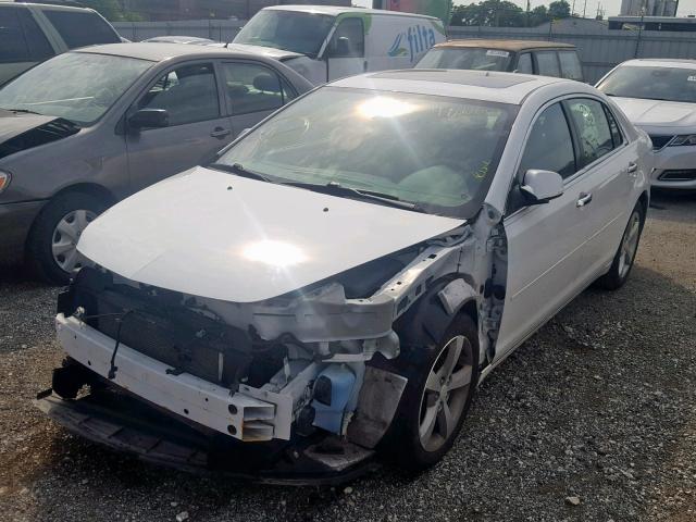 1G1ZC5E02CF167894 - 2012 CHEVROLET MALIBU 1LT WHITE photo 2