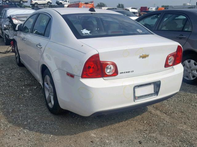 1G1ZC5E02CF167894 - 2012 CHEVROLET MALIBU 1LT WHITE photo 3