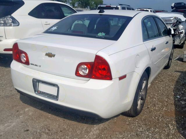 1G1ZC5E02CF167894 - 2012 CHEVROLET MALIBU 1LT WHITE photo 4
