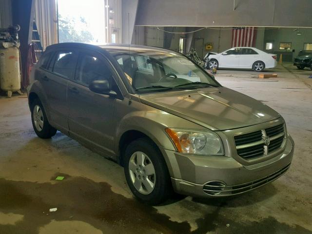 1B3HB28B77D243842 - 2007 DODGE CALIBER TAN photo 1