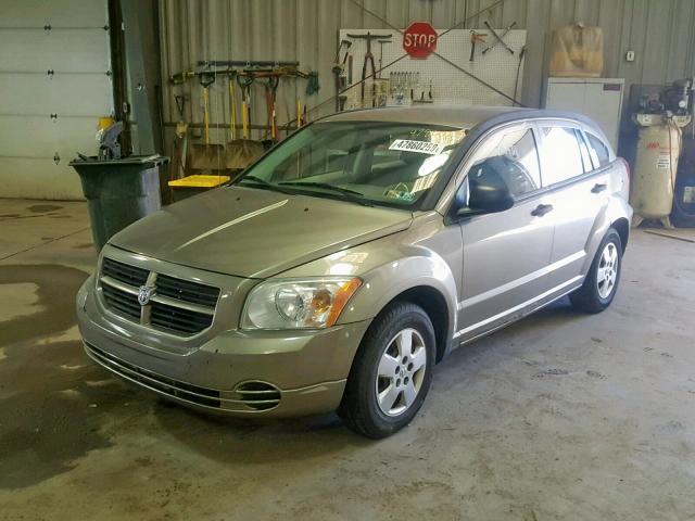 1B3HB28B77D243842 - 2007 DODGE CALIBER TAN photo 2