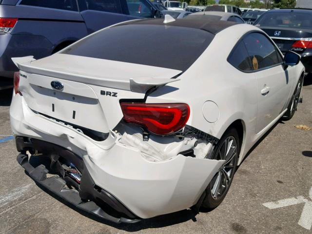 JF1ZCAC19G8601238 - 2016 SUBARU BRZ 2.0 LI WHITE photo 4