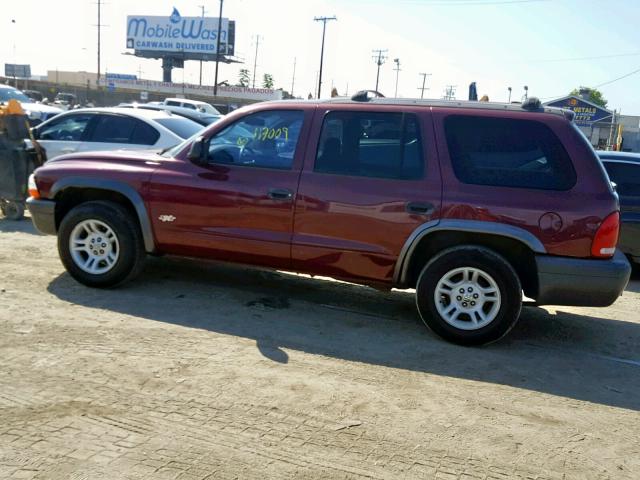 1B4HR38N42F182342 - 2002 DODGE DURANGO SP BURGUNDY photo 9