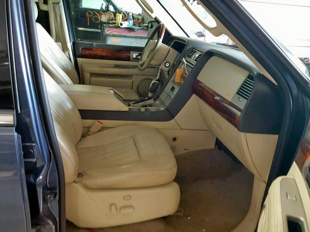 5LMFU27R43LJ10141 - 2003 LINCOLN NAVIGATOR BLUE photo 5