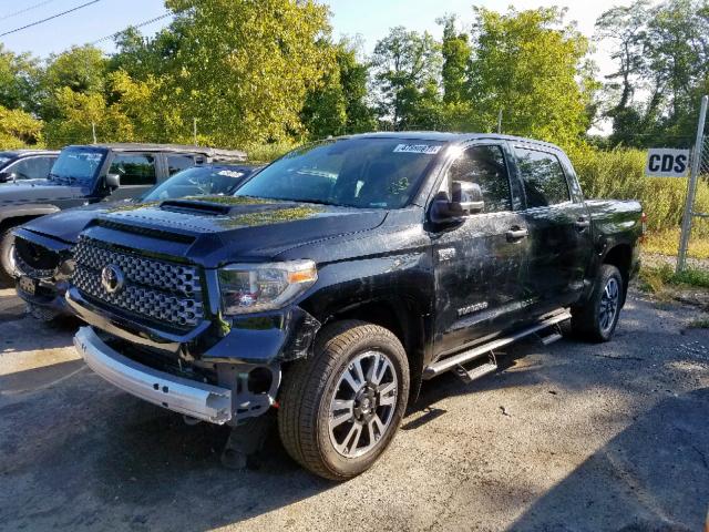 5TFDW5F13KX786366 - 2019 TOYOTA TUNDRA CRE BLACK photo 2