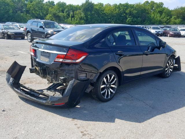 2HGFB2F90FH549905 - 2015 HONDA CIVIC EXL 黑色 照片 4