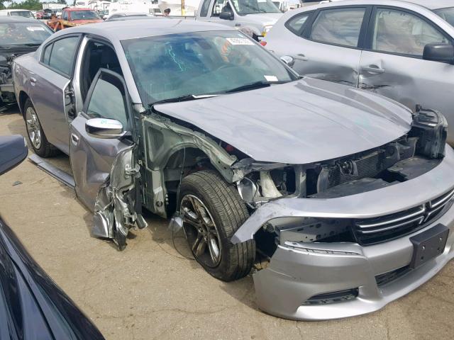 2C3CDXBG2FH862262 - 2015 DODGE CHARGER SE SILVER photo 2