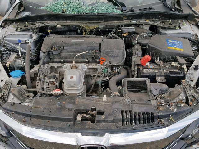 1HGCR2F89HA194224 - 2017 HONDA ACCORD EXL SILVER photo 7