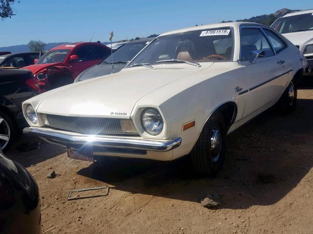 2R11X102184 - 1972 FORD PINTO WHITE photo 2