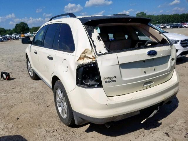 2FMDK36C98BB12221 - 2008 FORD EDGE SE WHITE photo 3