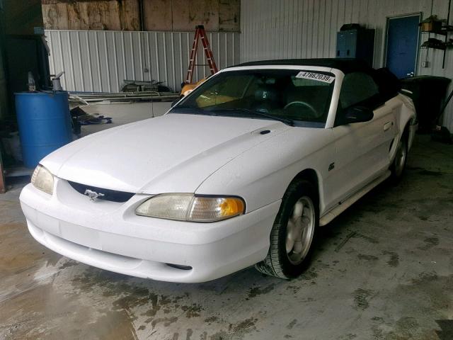 1FALP45T8RF107493 - 1994 FORD MUSTANG GT WHITE photo 2