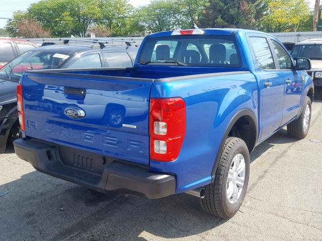 1FTER4FH4KLA42463 - 2019 FORD RANGER SUP BLUE photo 4