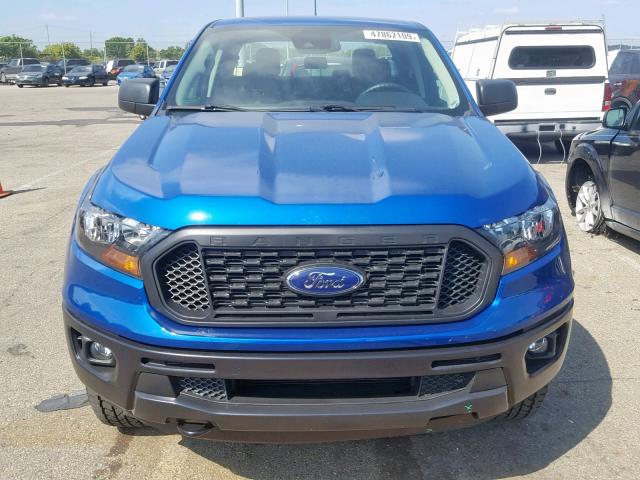 1FTER4FH4KLA42463 - 2019 FORD RANGER SUP BLUE photo 9