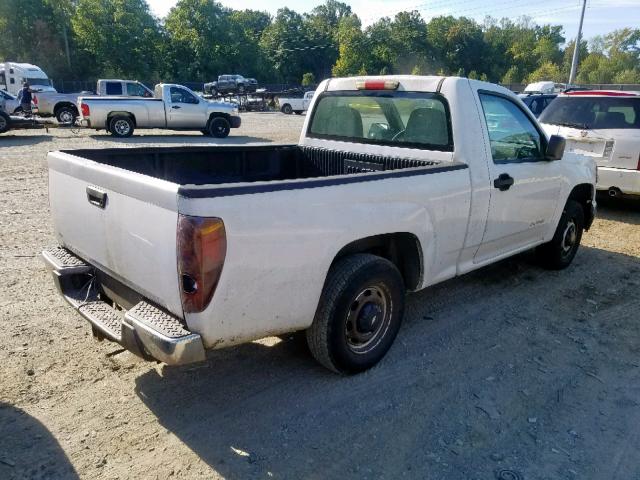 1GCCS148558203679 - 2005 CHEVROLET COLORADO WHITE photo 4