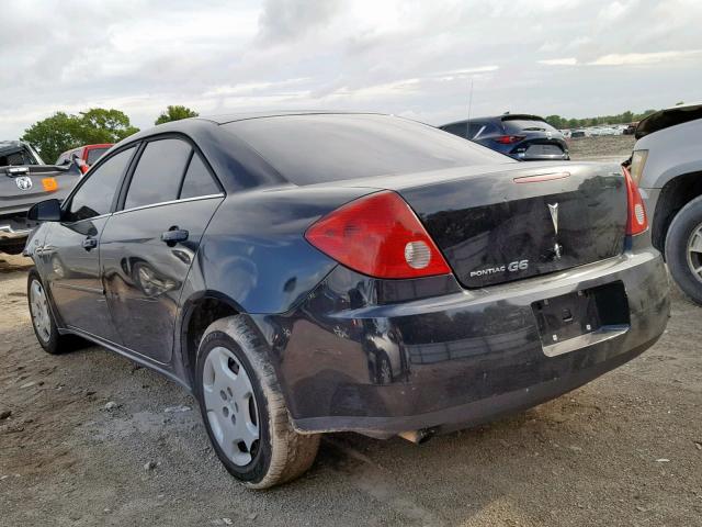 1G2ZF55B764267008 - 2006 PONTIAC G6 SE BLACK photo 3