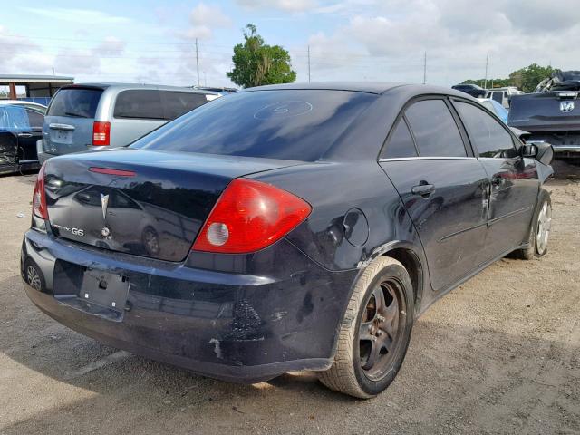 1G2ZF55B764267008 - 2006 PONTIAC G6 SE BLACK photo 4