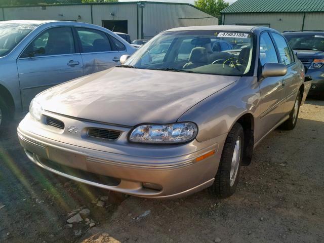 1G3NG52M0X6316956 - 1999 OLDSMOBILE CUTLASS GL TAN photo 2