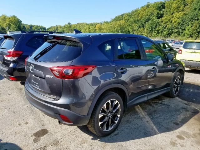 JM3KE4DY5G0692730 - 2016 MAZDA CX-5 GT GRAY photo 4