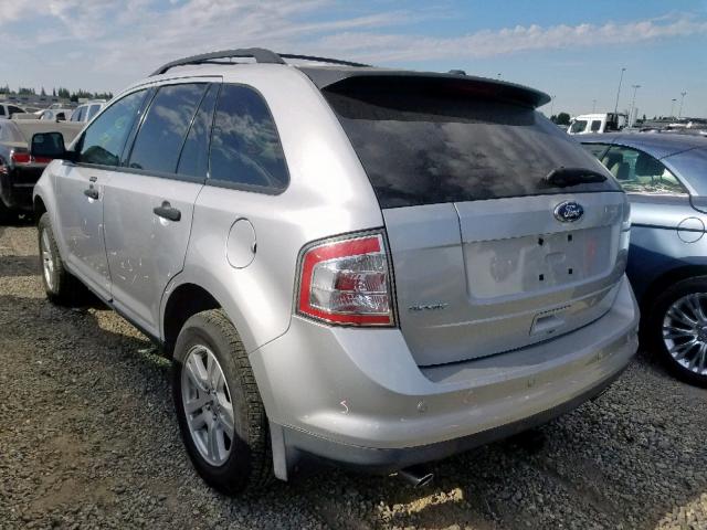 2FMDK3GC2ABB65864 - 2010 FORD EDGE SE SILVER photo 3