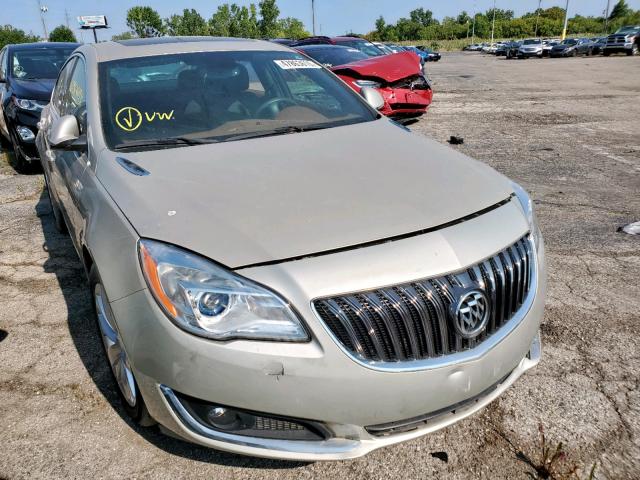 2G4GK5EX5F9174281 - 2015 BUICK REGAL GOLD photo 1