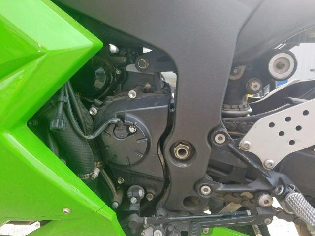 JKAZX4P147A025216 - 2007 KAWASAKI ZX600 P GREEN photo 7