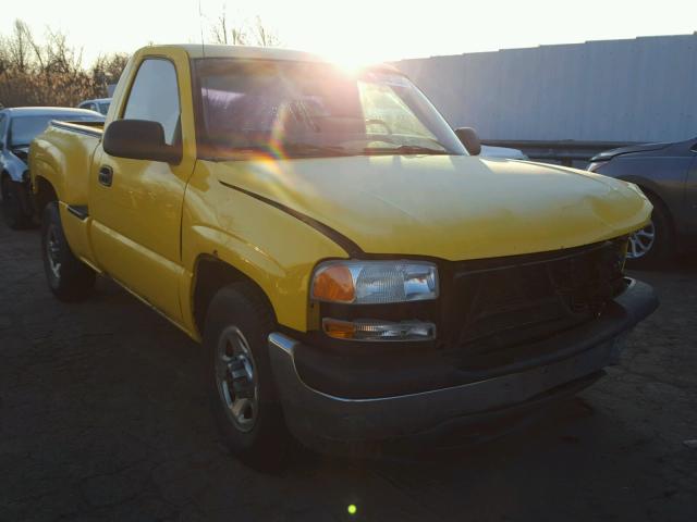 1GTEC14V42Z302754 - 2002 GMC NEW SIERRA YELLOW photo 1