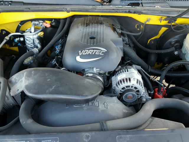 1GTEC14V42Z302754 - 2002 GMC NEW SIERRA YELLOW photo 7