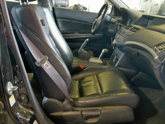 1HGCP26859A155525 - 2009 HONDA ACCORD EXL BLACK photo 5