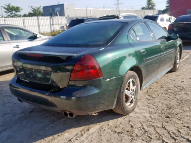 2G2WS522241137391 - 2004 PONTIAC GRAND PRIX GREEN photo 4