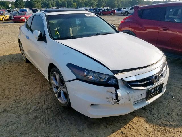 1HGCS2B81BA007284 - 2011 HONDA ACCORD EXL WHITE photo 1