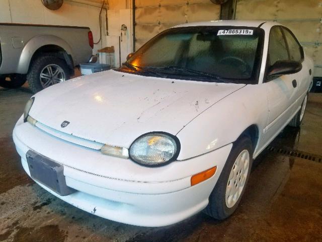 3B3ES47C7XT527524 - 1999 DODGE NEON HIGHL WHITE photo 2