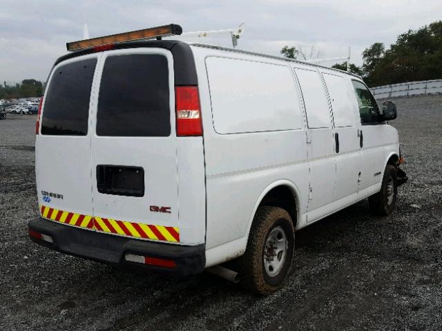 1GTHG35U361255644 - 2006 GMC SAVANA G35 WHITE photo 4