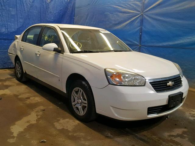 1G1ZS57F77F265717 - 2007 CHEVROLET MALIBU LS WHITE photo 1