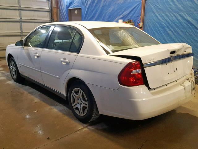 1G1ZS57F77F265717 - 2007 CHEVROLET MALIBU LS WHITE photo 3