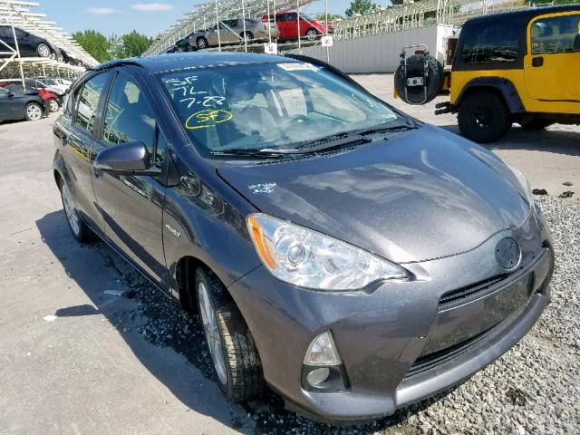 JTDKDTB30D1056915 - 2013 TOYOTA PRIUS C CHARCOAL photo 1