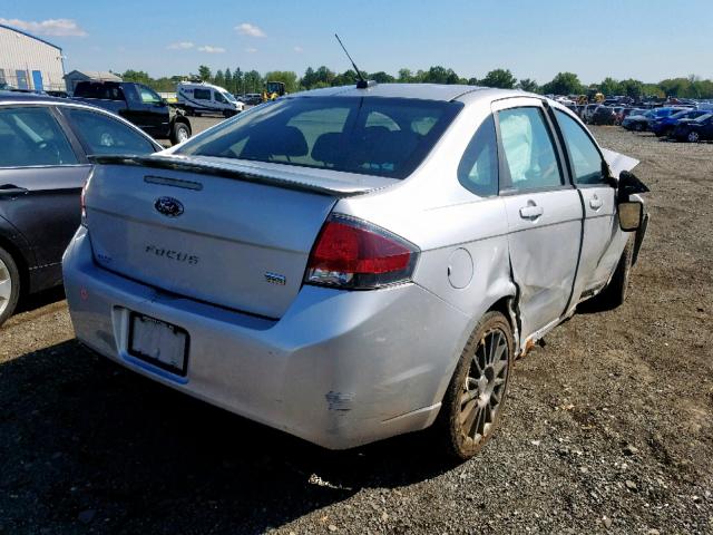 1FAHP3GN5AW190609 - 2010 FORD FOCUS SES SILVER photo 4