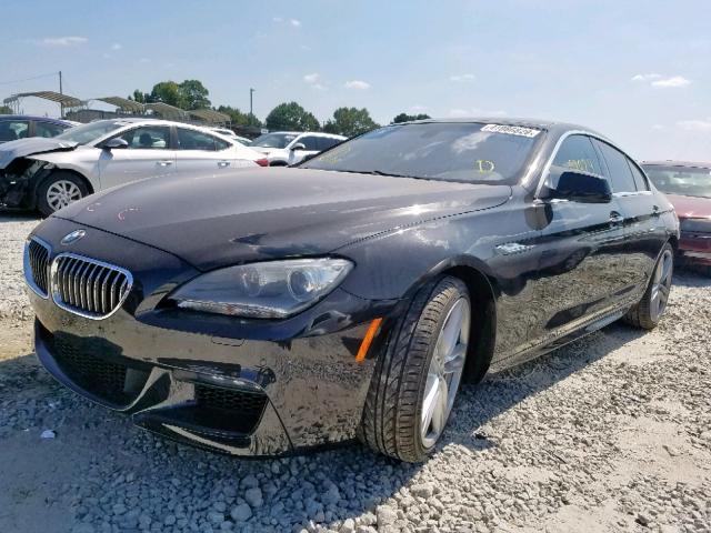 WBA6A0C57DDZ04423 - 2013 BMW 640 I BLACK photo 2